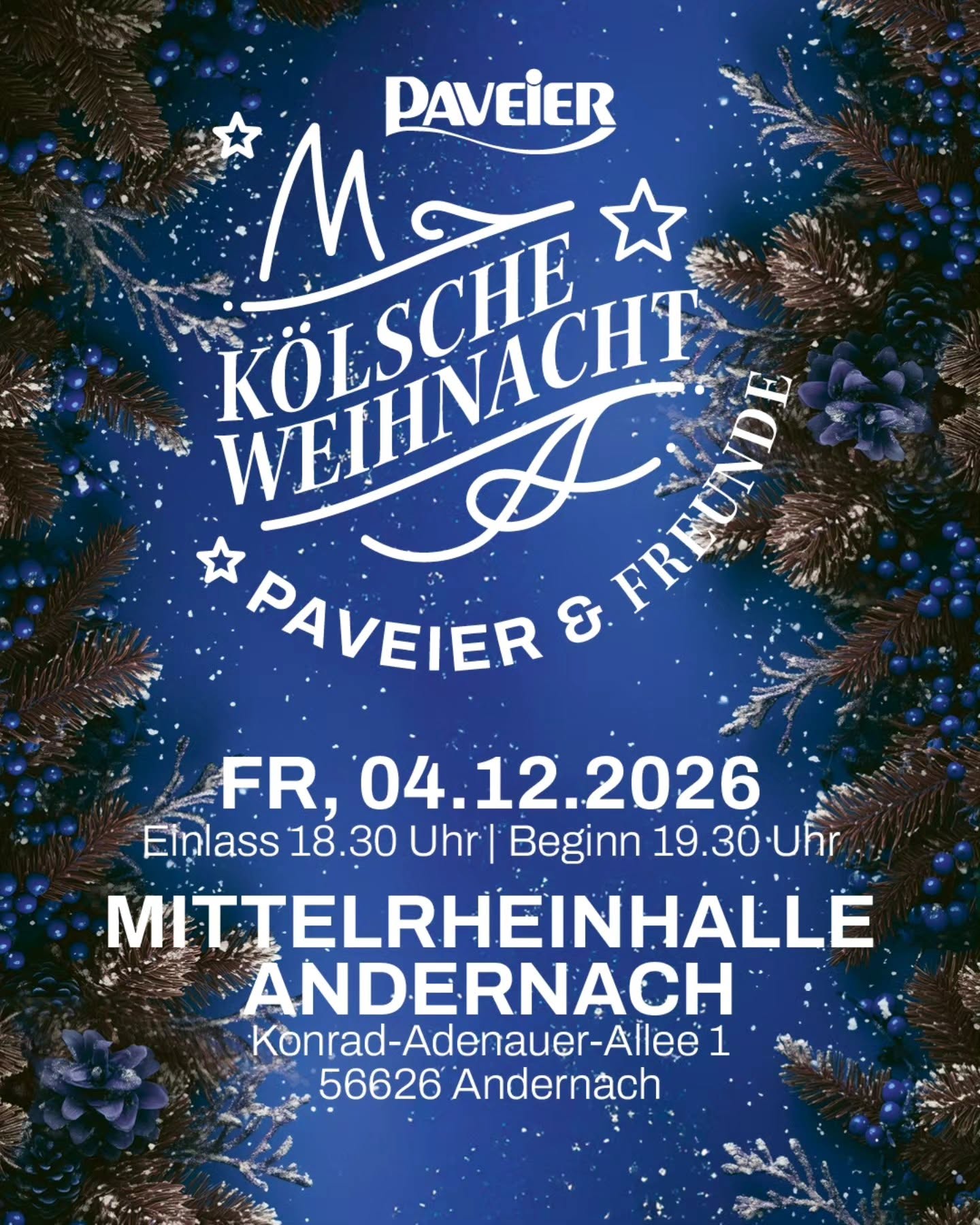 Paveier Koelsche Weihnacht 04.12.2026
